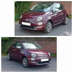 FIAT 500 1.2 i 69 Cv SERIE LOUNGE CLIM-JA-CITY-S&S-TOIT PANO-RAD-BLU-GPS-CARPLAY-LIM-SEMI CUIR