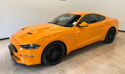 Réservation en cours Ford Mustang 5.0 V8 GT 450 Ch BVA10 / Orange Fury / Pas de malus / Suivi complet / Bang & Olufsen