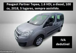 Peugeot Partner Tepee 1.6HDI 5 lugares C/ IVA