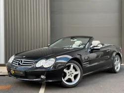Mercedes-Benz SL 350 – 3.7 V6 245ch – BVA – 88 950 km – Noir / Cuir Gris Clair –