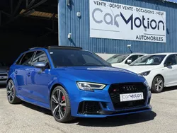 Audi RS3 Sportback 8V2 2.5 TFSI QUATTRO BLEU ARA / CARBON SIEGES DIAMANTS LIGNE RS CAMERA B&O