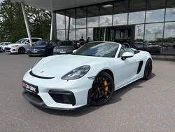 Porsche 718 Spyder Boxster 4.0 420ch Faible Kilométrage Céramiques Baquet Pack Chrono Garantie 6 ans Suivi complet Porsche Sono Bose Echappement sport 1029/mois