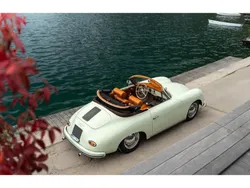 Porsche 356a 1600 cabriolet | glacier white | matching | restauration 100%