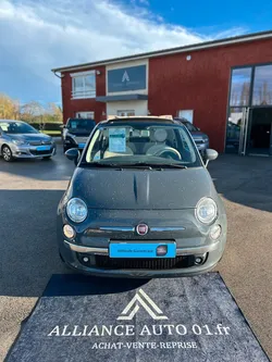 FIAT 500C 0.9 TwinAir 105Ch Lounge - 1ère Main - Cabriolet / Bluetooth / Radars AR / Jantes alliage - Faible Kilométrage