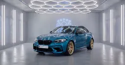 BMW M2 PACK PERFORMANCE DKG7 3.0 410CH / Couleur BLEU LONG BEACH / LOOK CS / Pack SAFETY / Pack Carbone / échappement M PERFORMANCE / Suspensions M Performance / Harman Kardon / CAMERA / TOIT OUVRANTT