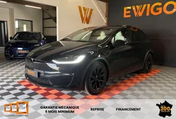TESLA MODEL-X 100D ELECTRIC 685CH 296PPM 100KWH PALLADIUM 4WD DUAL-MOTOR BVA / VOLANT YOKE - FSD NIVEAu 4