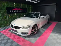🏅 BMW SERIE 4 CABRIOLET F32 LCI Phase 2 LUXURY 420d 190 cv BVA8 ~ Caméra 280° ~ Sièges chauffants & ventilés ~ Phase 2 ~ Blanc nacré ~ Feux adaptatifs & auto ~ Jantes M