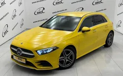 Mercedes-Benz Classe A A220 190ch AMG Line Automatic | Jaune • Caméra de recul • Sièges chauffants