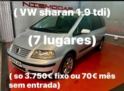 VW Sharan 3.750 ou 70 mês sem entrada bom estado!!!