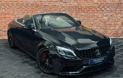 Mercedes Classe C63 S AMG Cabriolet 4.0l 510cv (c63s ) - SIEGES BAQUETS/CHAUFFANTS/VENTILLÉS - BURMESTER - 360° - IMMAT FRANCE