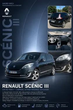 RENAULT Grand Scénic III Phase 2 2.0 DCI 160 cv EDITION BOSE
