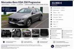 Mercedes-Benz EQA 250 Progressive