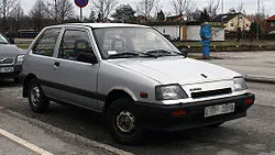 Suzuki Swift Generation 1 (facelift 1986)