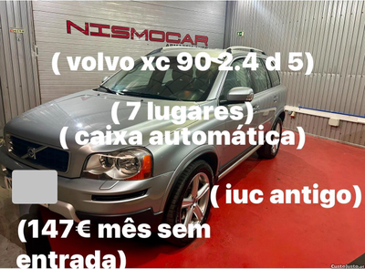 Volvo XC90 7 lugares livro de revisões iuc antigo caixa automática