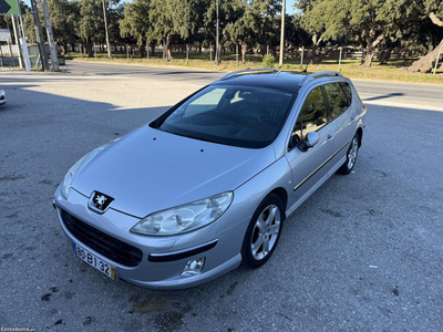 Peugeot 407 2.0 HDI teto panorâmico xenon selo barato