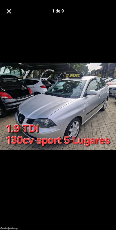 Seat Ibiza 1.9tdi sport 130cv cx 6