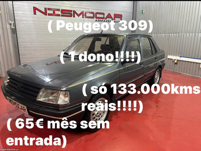 Peugeot 309 1 dono 133.000 kms reais 65 mês