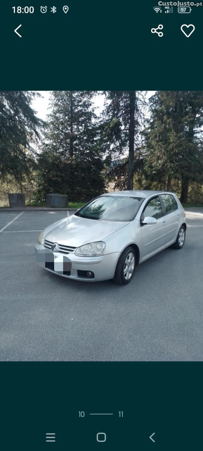 VW Golf 5 Nacional 1.9 TDI PD105cv