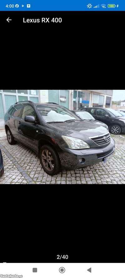 Lexus RX 400 3.0 Hybrid 289cv Nacional