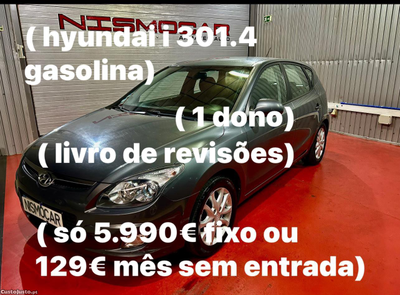 Hyundai i30 1 dono livro de revisões só 5.990 ou 129 mês sem entrada