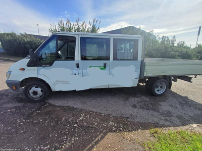 Ford Transit Cabine tripla 9 lugares e caixa aberta