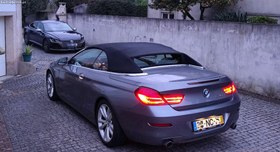 BMW 640 D cabrio como novo aceito retoma