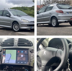 Peugeot 206 2006 (DIESEL) c/ GPS & Apple CarPlay