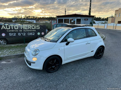 Fiat 500 1.3 Multijet Estofos Pele