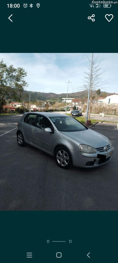 VW Golf 5 Nacional Confortline 1.9 TDI 105cv