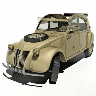 Citroen 2 CV Sahara (facelift 1958)